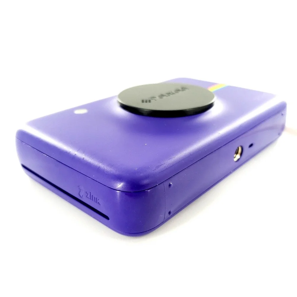 Polaroid Snap Instant Camera Purple No Film Power Tested Only